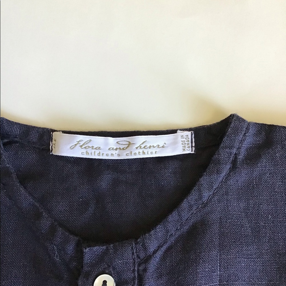 Linen long sleeves shirt/ blouse. NWOT - Picture 3 of 4
